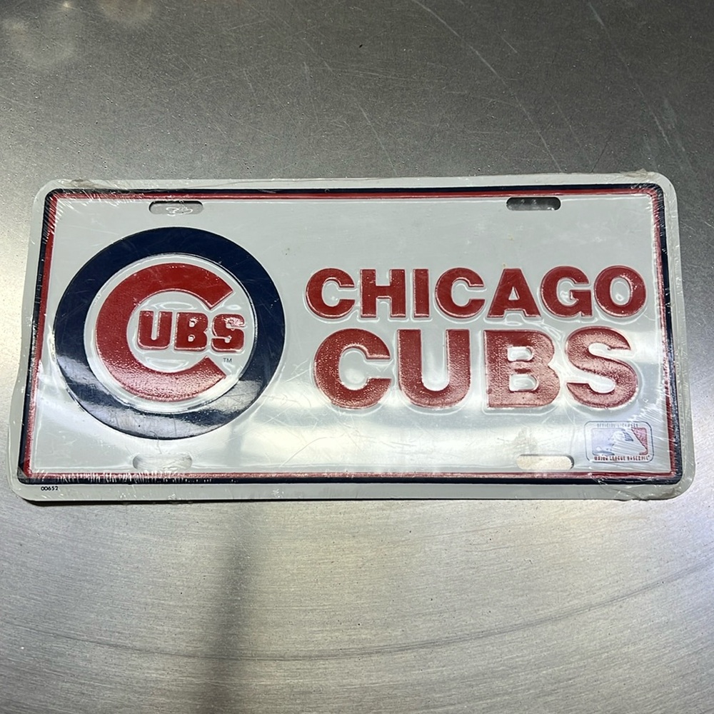 Chicago Cubs fan license plate